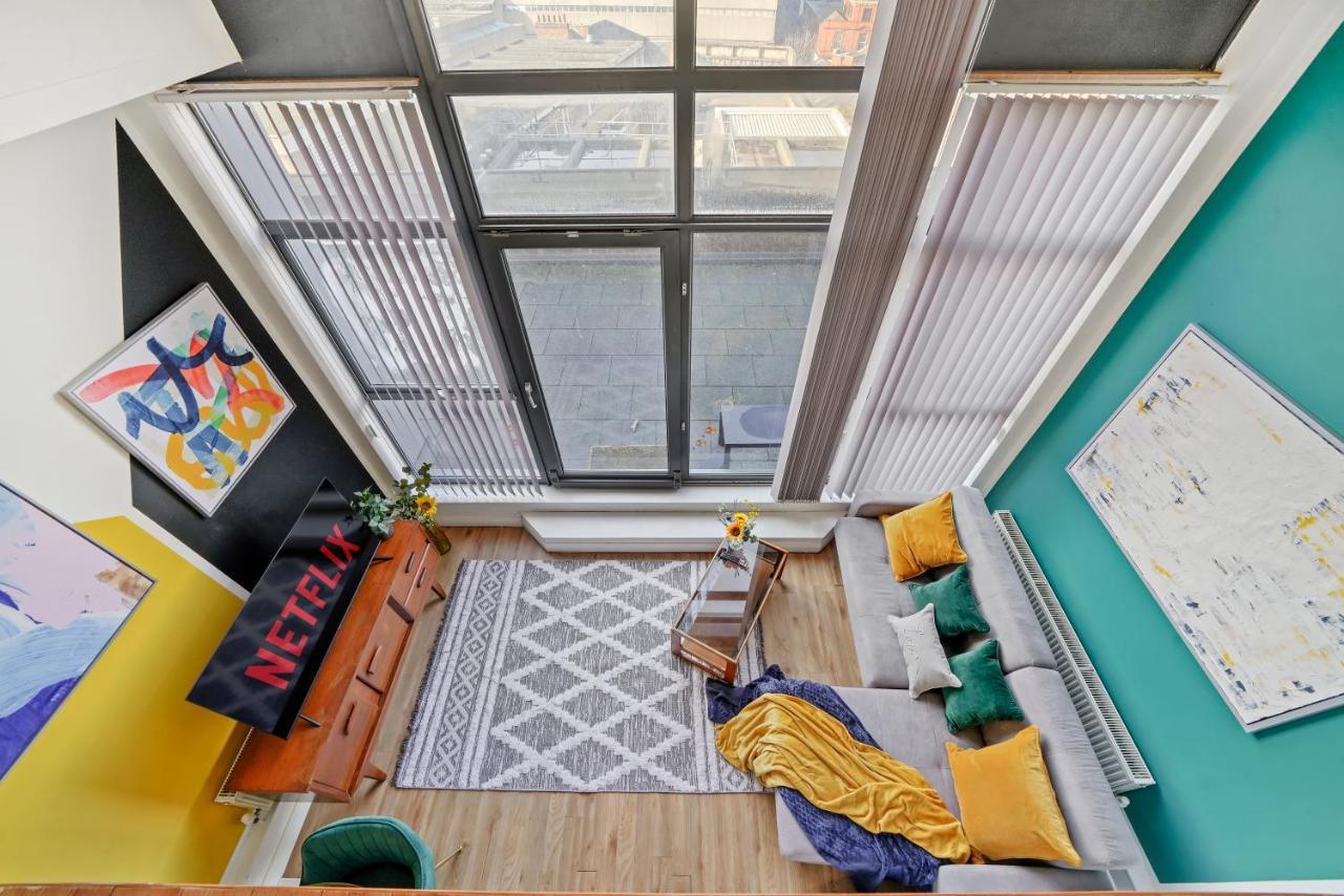 Stunning Duplex Of Central Nottingham - Balcony Esterno foto