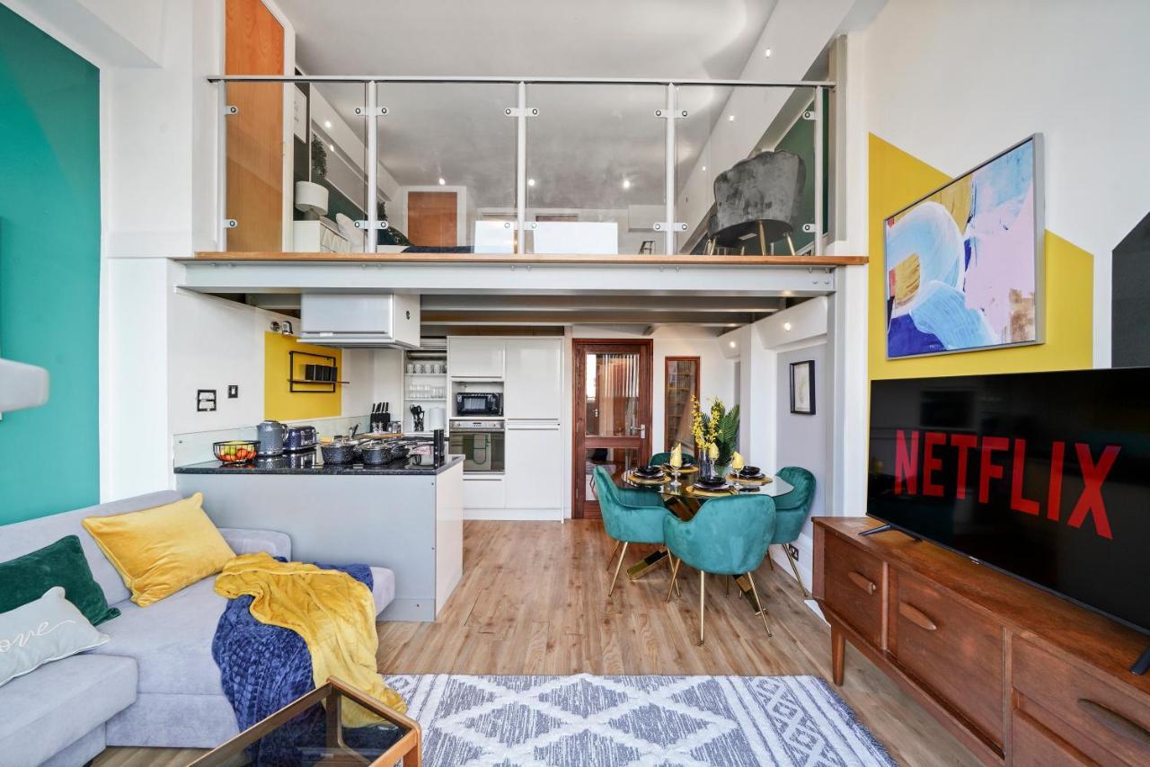 Stunning Duplex Of Central Nottingham - Balcony Esterno foto
